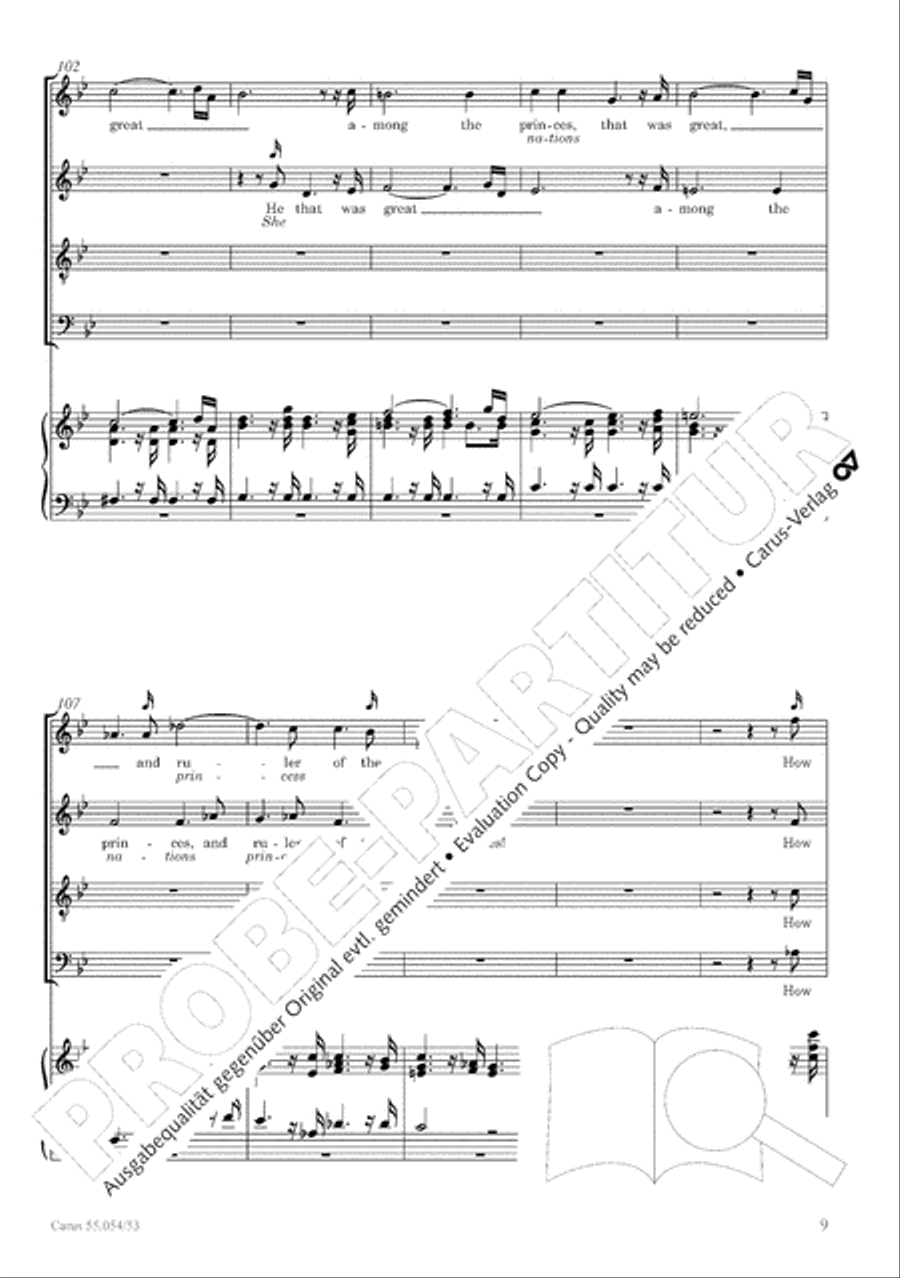 Israel in Egypt - Part I-III 4-Part scores gallery preview page 17