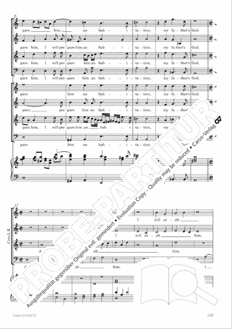 Israel in Egypt - Part I-III 4-Part scores gallery preview page 153
