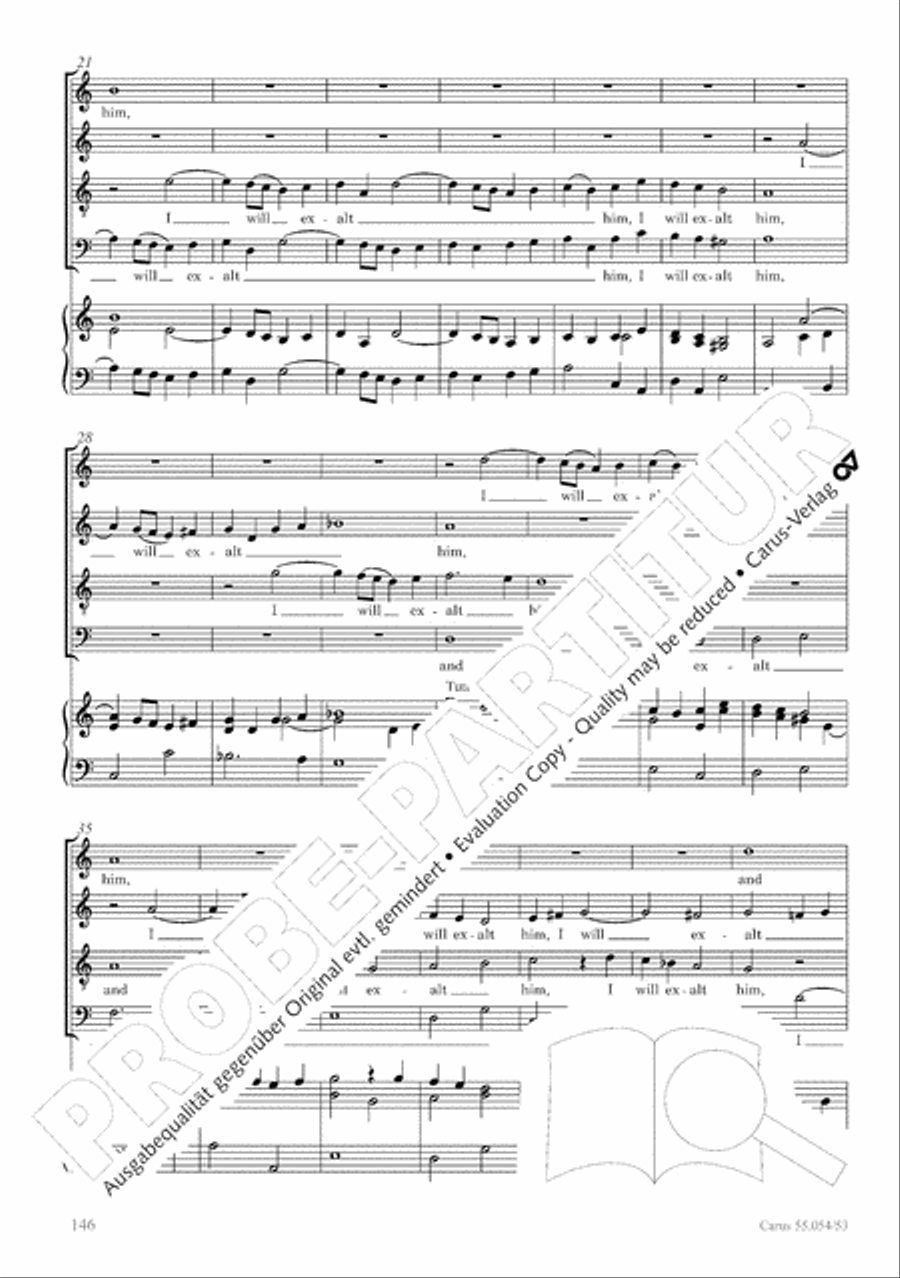 Israel in Egypt - Part I-III 4-Part scores gallery preview page 154