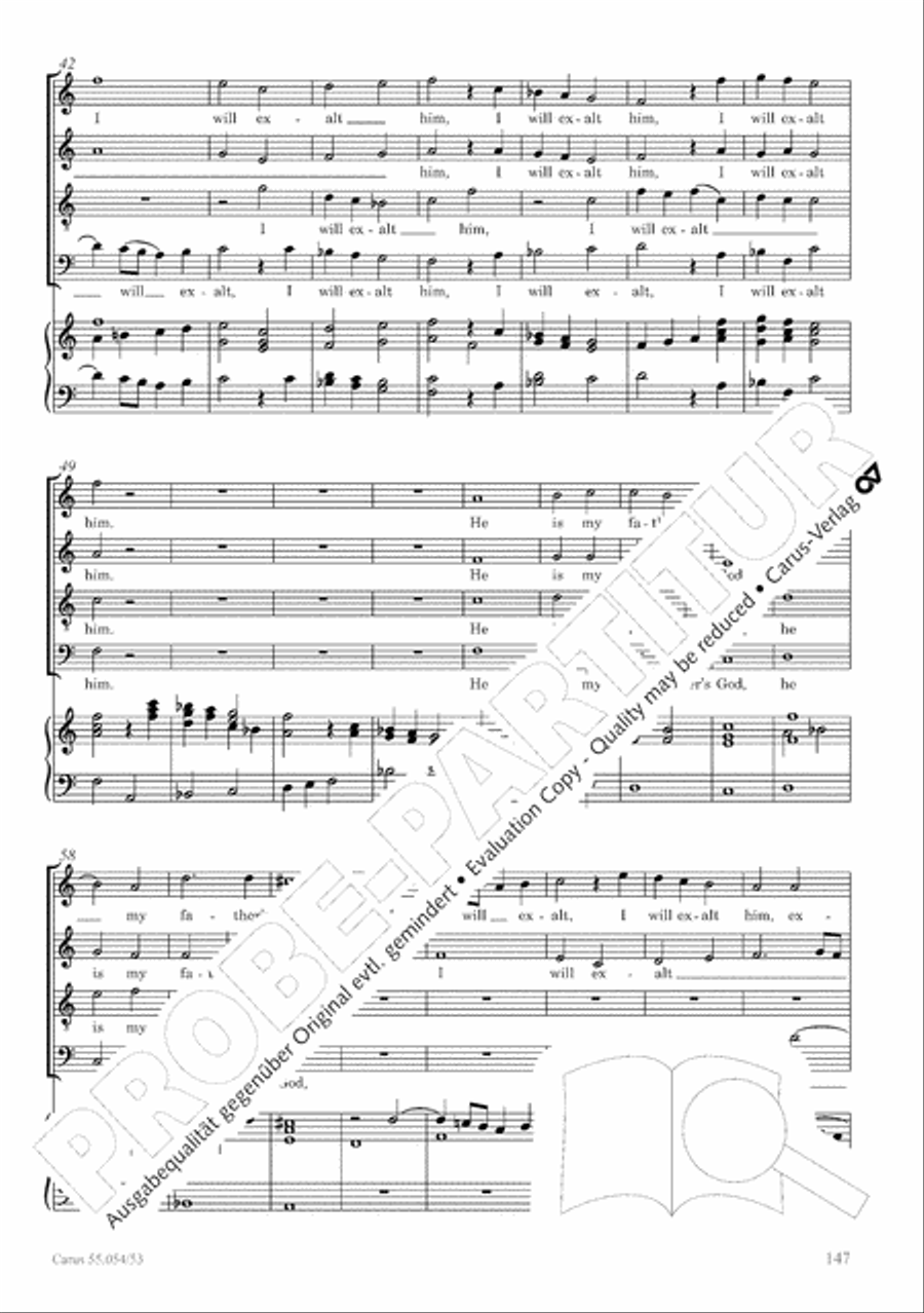 Israel in Egypt - Part I-III 4-Part scores gallery preview page 155