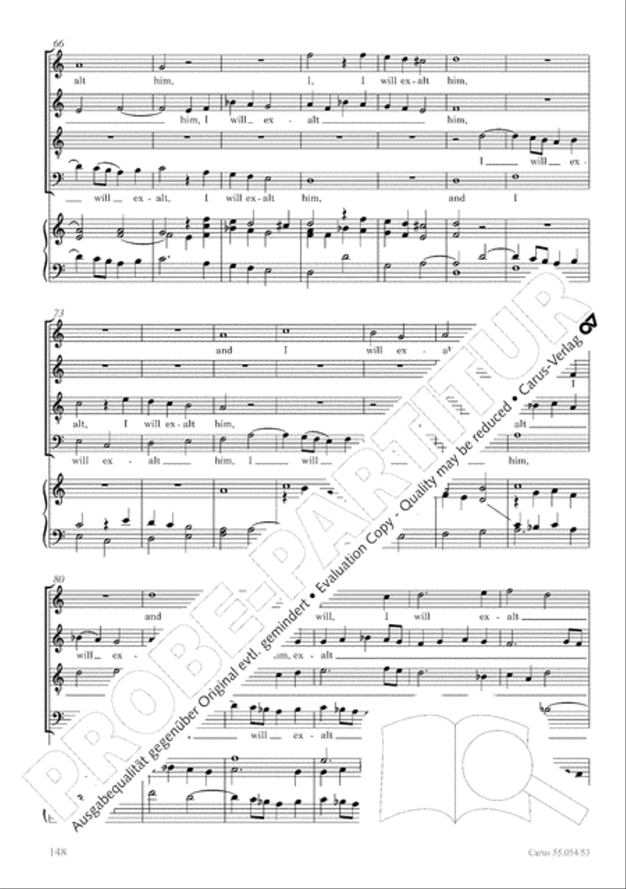 Israel in Egypt - Part I-III 4-Part scores gallery preview page 156