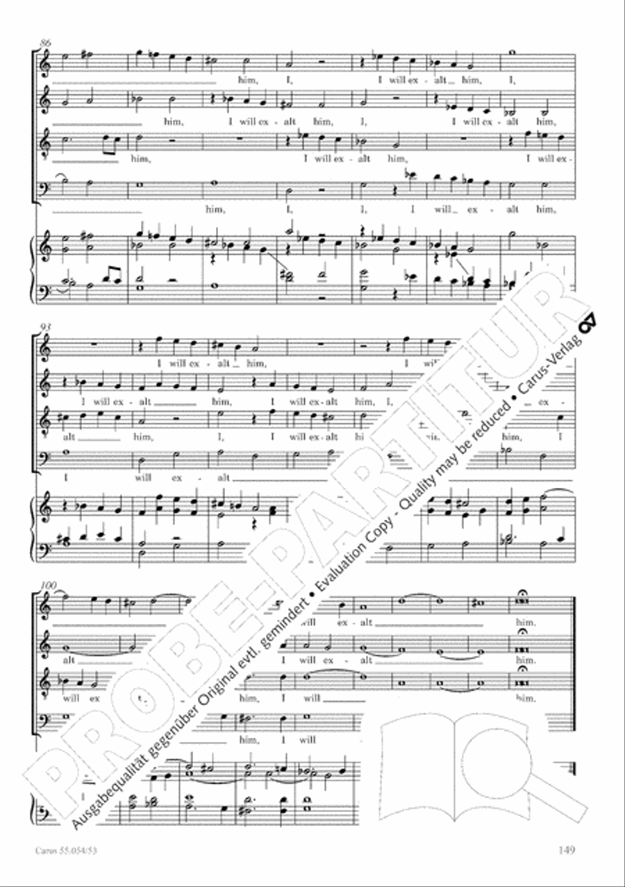 Israel in Egypt - Part I-III 4-Part scores gallery preview page 157