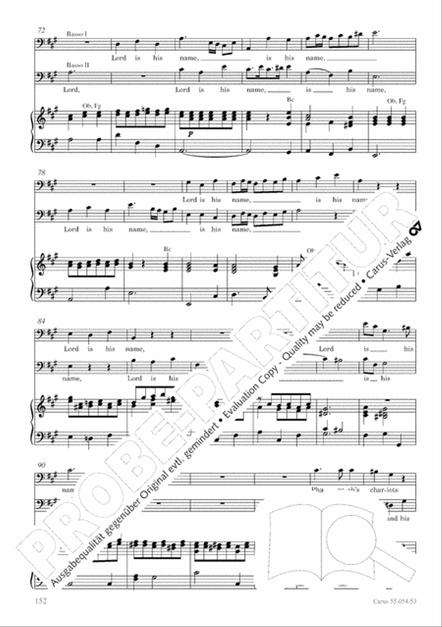 Israel in Egypt - Part I-III 4-Part scores gallery preview page 160