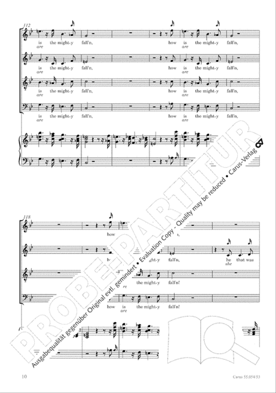 Israel in Egypt - Part I-III 4-Part scores gallery preview page 18