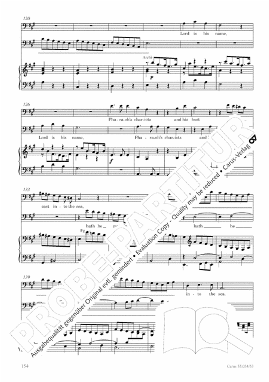 Israel in Egypt - Part I-III 4-Part scores gallery preview page 162
