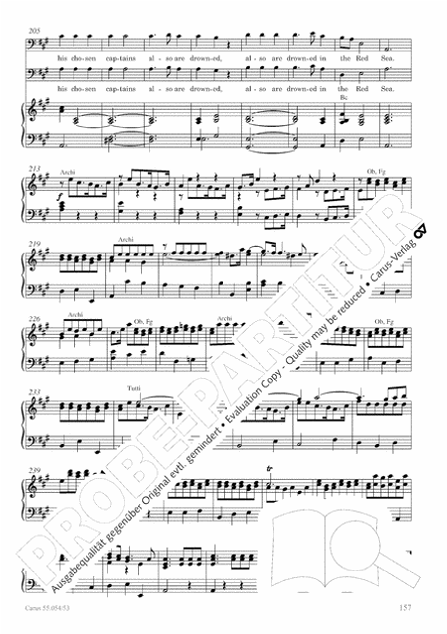 Israel in Egypt - Part I-III 4-Part scores gallery preview page 165