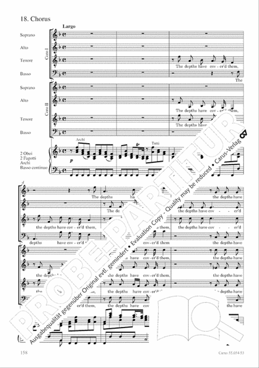 Israel in Egypt - Part I-III 4-Part scores gallery preview page 166