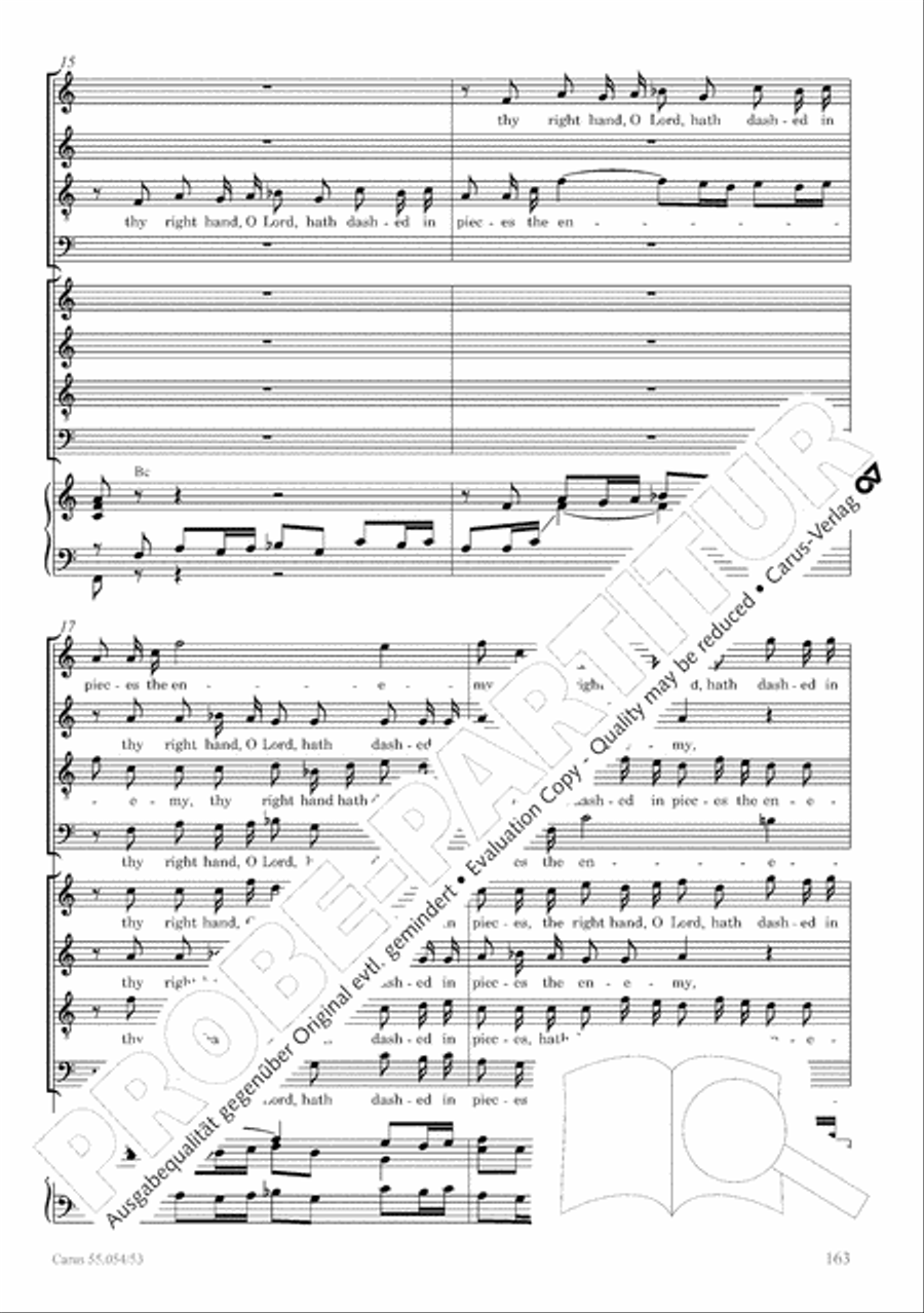 Israel in Egypt - Part I-III 4-Part scores gallery preview page 171