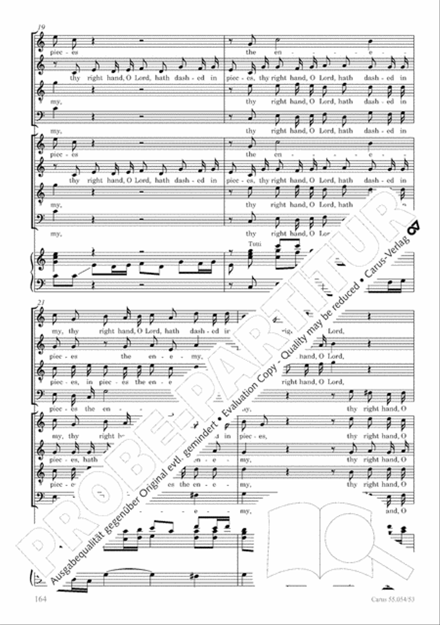Israel in Egypt - Part I-III 4-Part scores gallery preview page 172