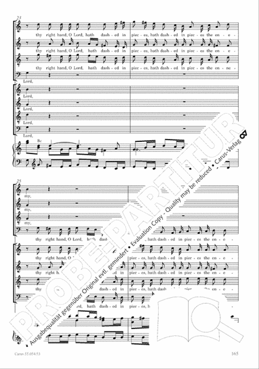 Israel in Egypt - Part I-III 4-Part scores gallery preview page 173