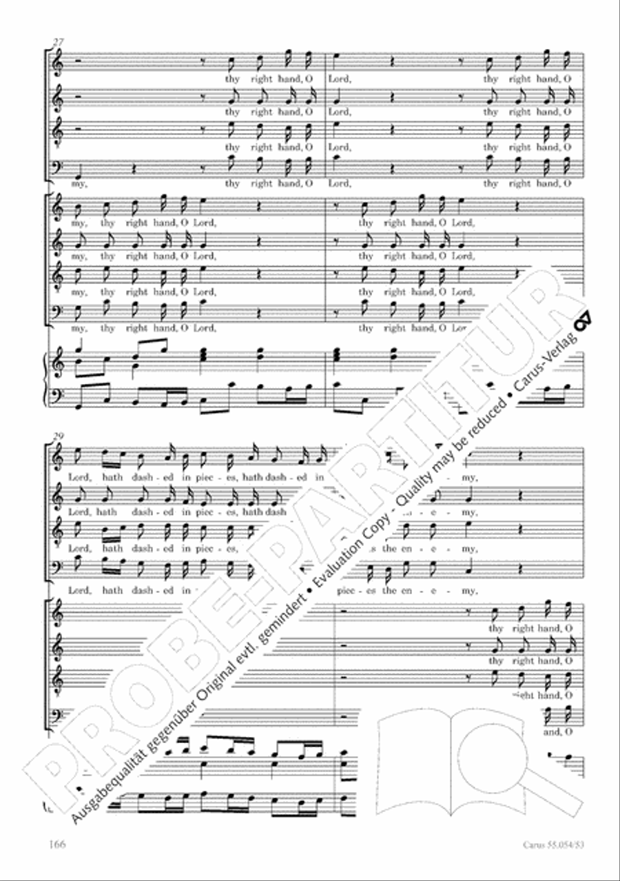 Israel in Egypt - Part I-III 4-Part scores gallery preview page 174