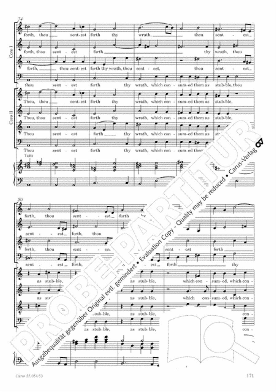 Israel in Egypt - Part I-III 4-Part scores gallery preview page 179