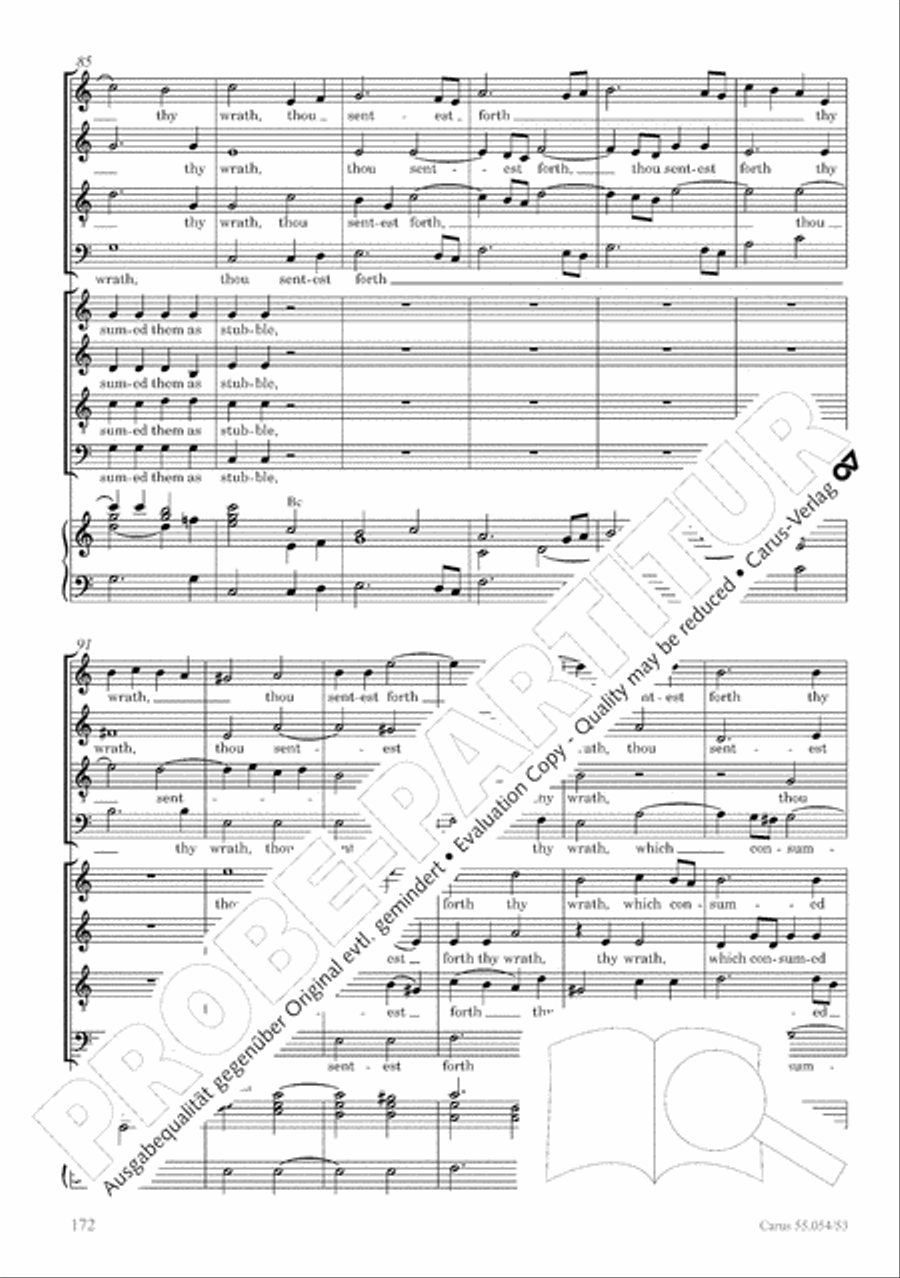 Israel in Egypt - Part I-III 4-Part scores gallery preview page 180