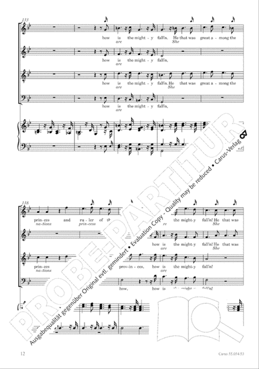 Israel in Egypt - Part I-III 4-Part scores gallery preview page 20