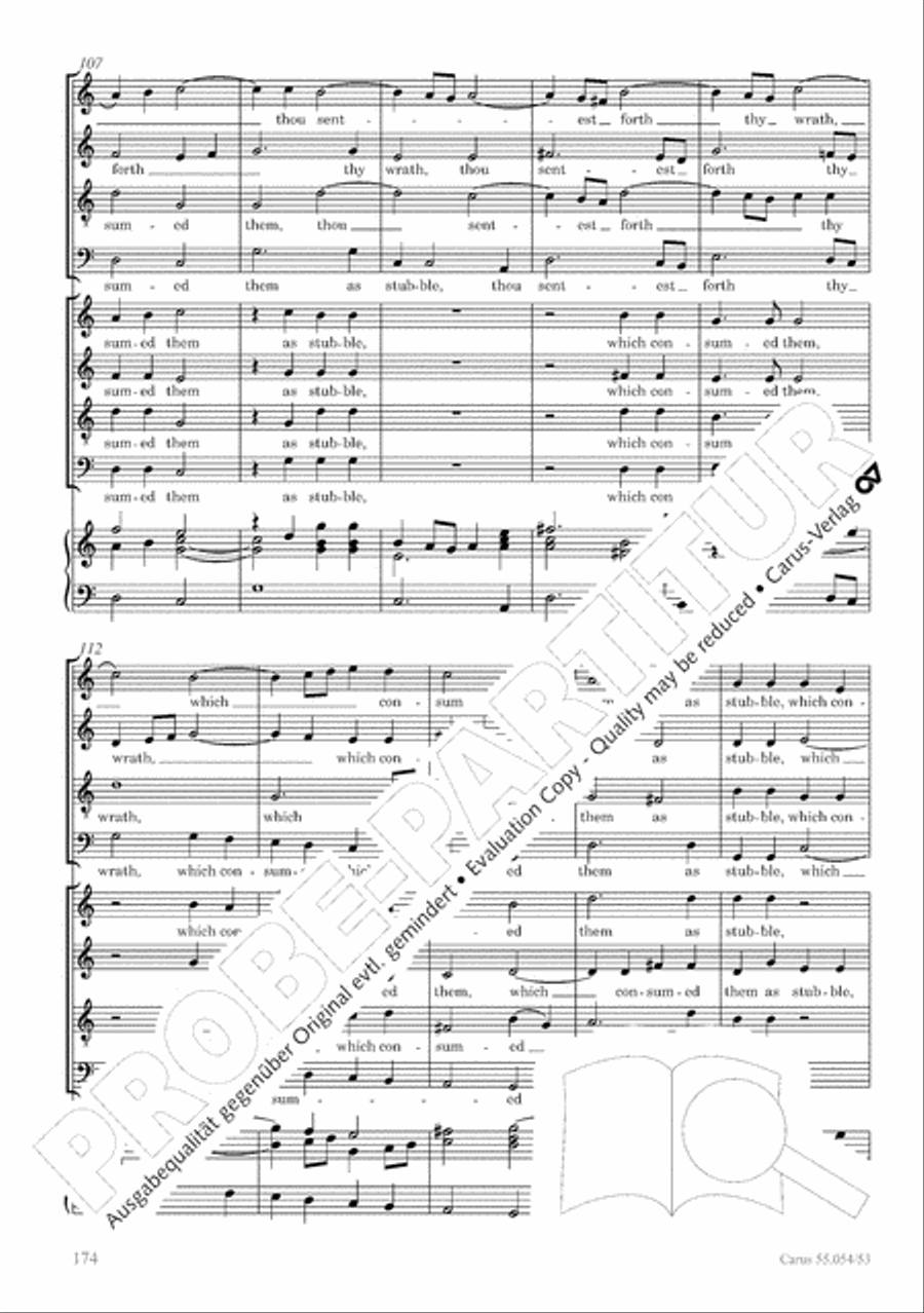 Israel in Egypt - Part I-III 4-Part scores gallery preview page 182