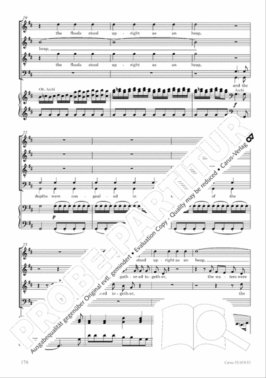 Israel in Egypt - Part I-III 4-Part scores gallery preview page 186