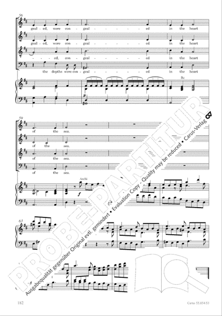 Israel in Egypt - Part I-III 4-Part scores gallery preview page 190