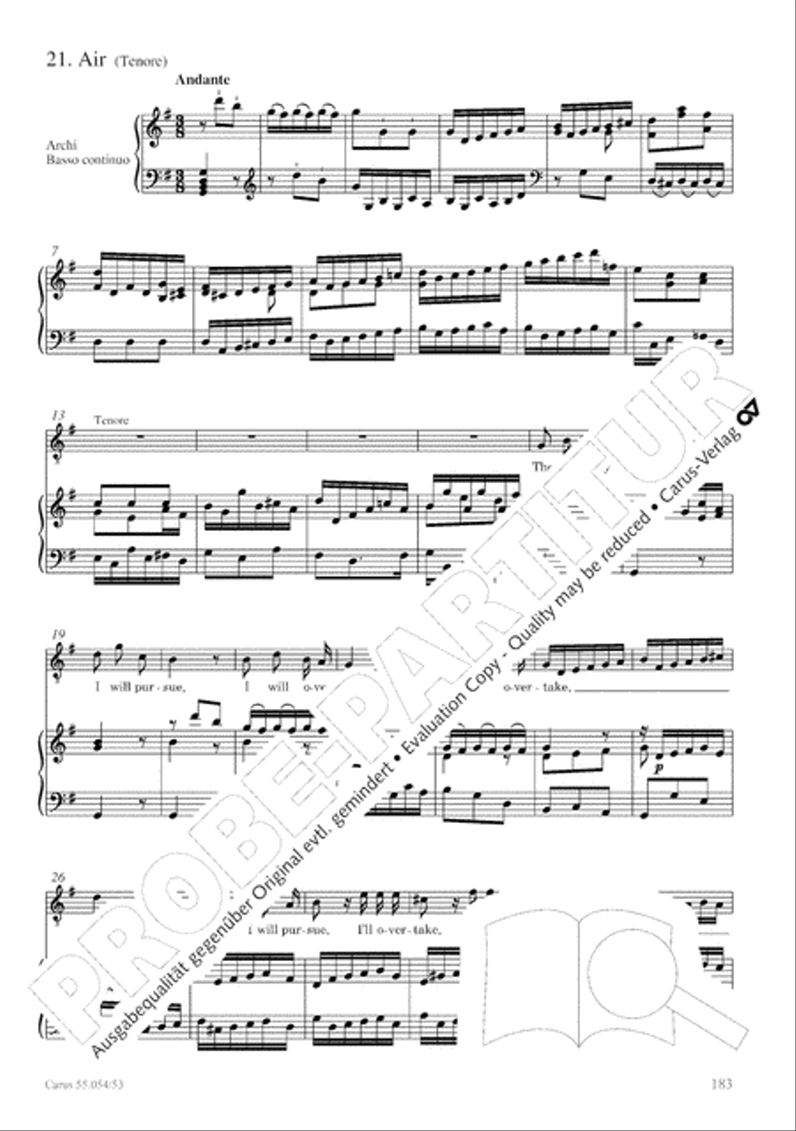 Israel in Egypt - Part I-III 4-Part scores gallery preview page 191