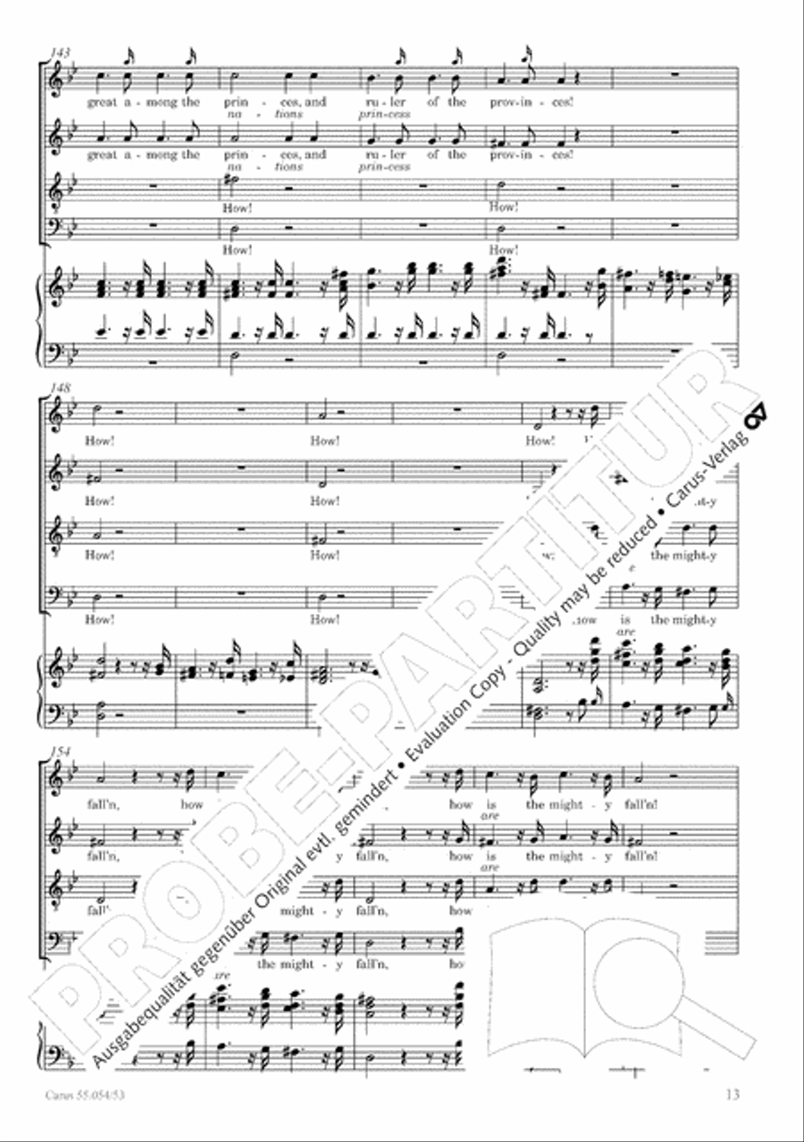 Israel in Egypt - Part I-III 4-Part scores gallery preview page 21