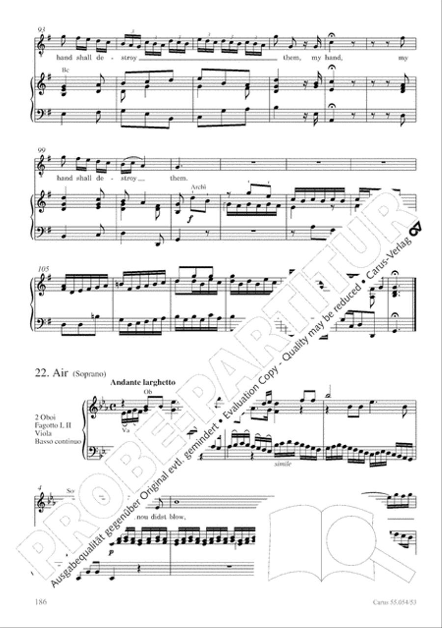 Israel in Egypt - Part I-III 4-Part scores gallery preview page 194