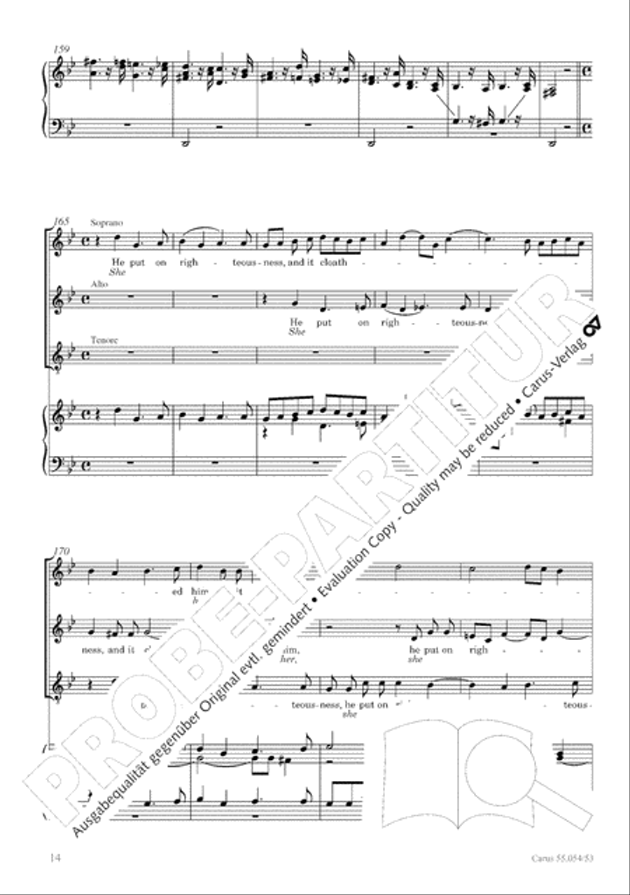 Israel in Egypt - Part I-III 4-Part scores gallery preview page 22