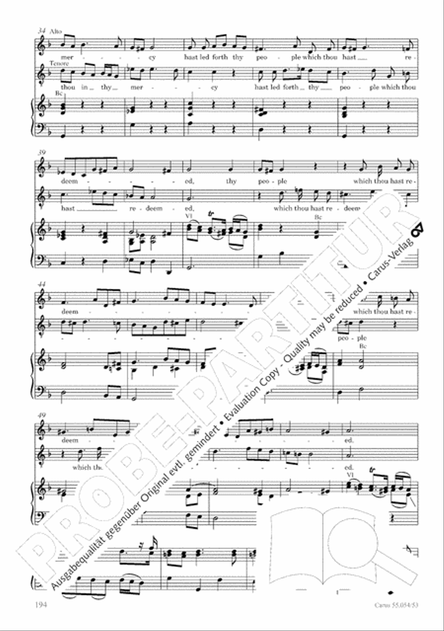 Israel in Egypt - Part I-III 4-Part scores gallery preview page 202