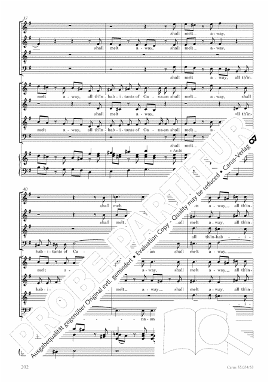 Israel in Egypt - Part I-III 4-Part scores gallery preview page 210