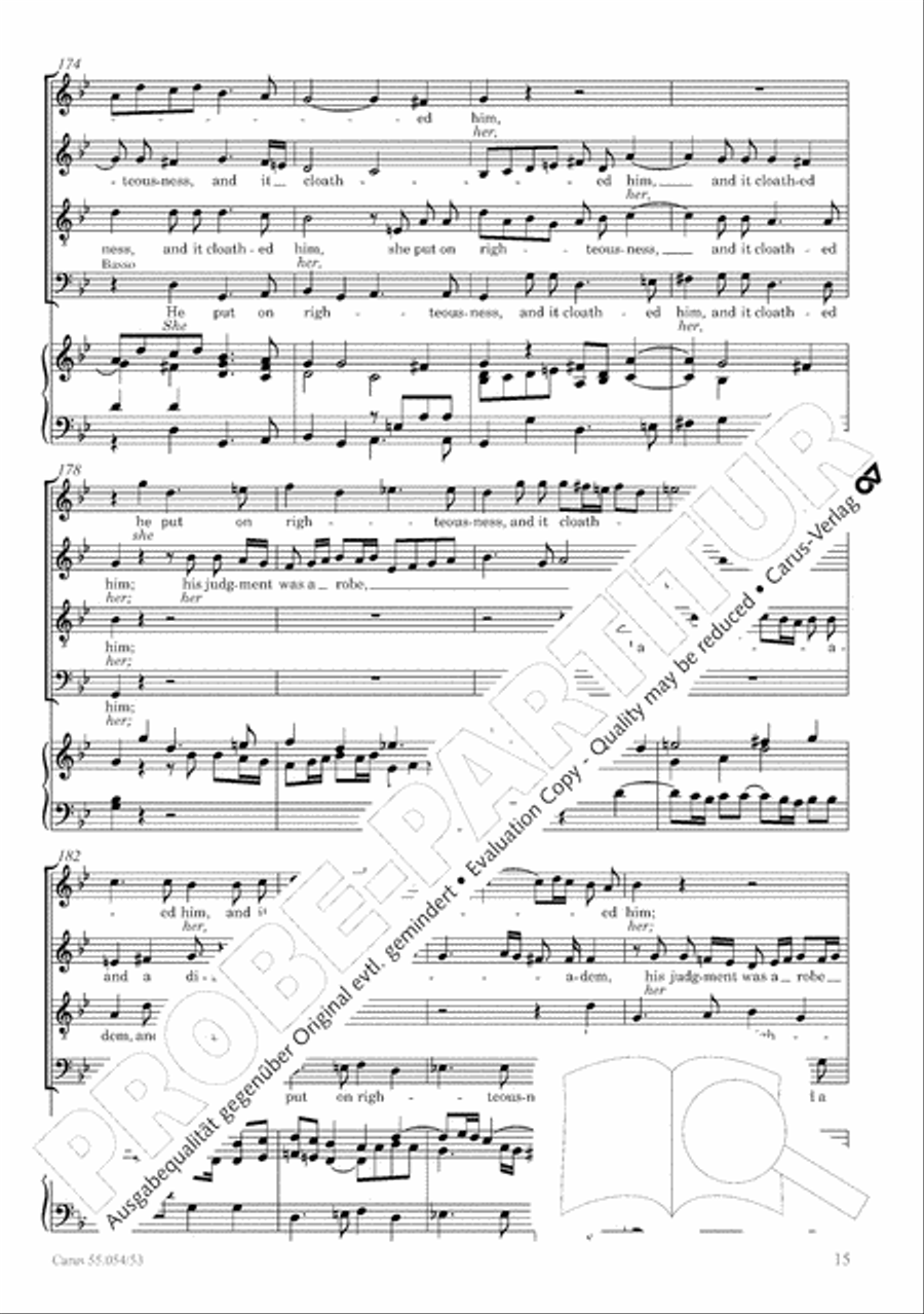 Israel in Egypt - Part I-III 4-Part scores gallery preview page 23