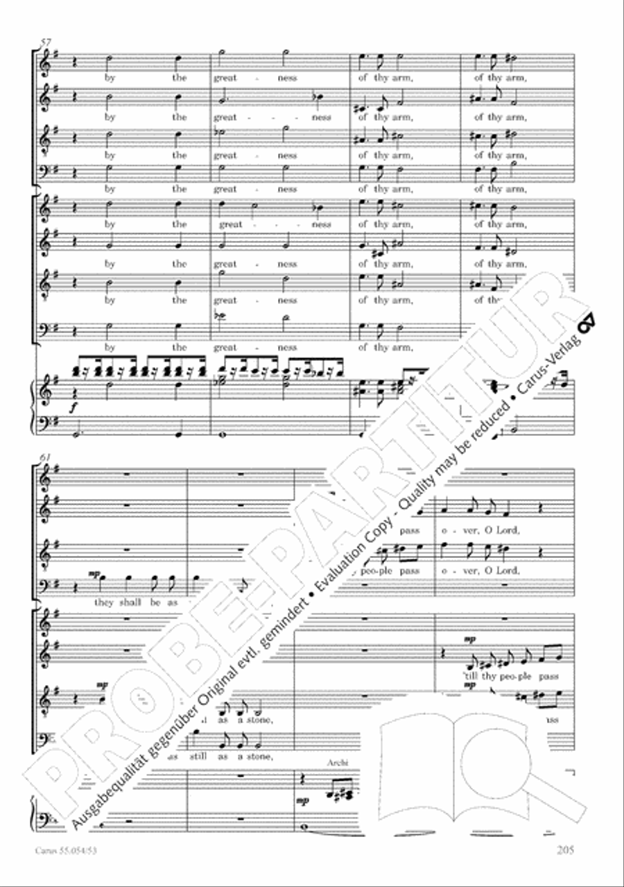 Israel in Egypt - Part I-III 4-Part scores gallery preview page 213