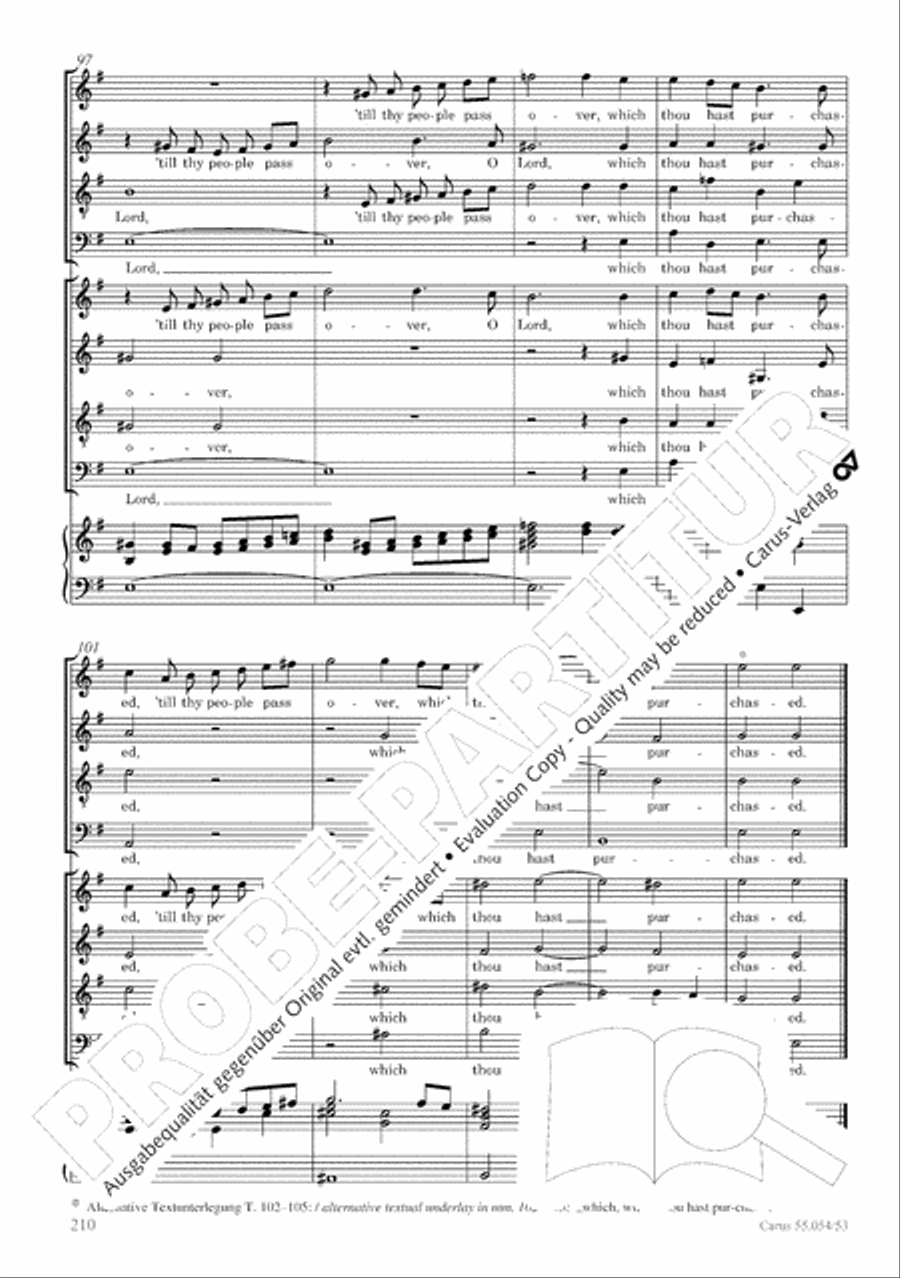 Israel in Egypt - Part I-III 4-Part scores gallery preview page 218