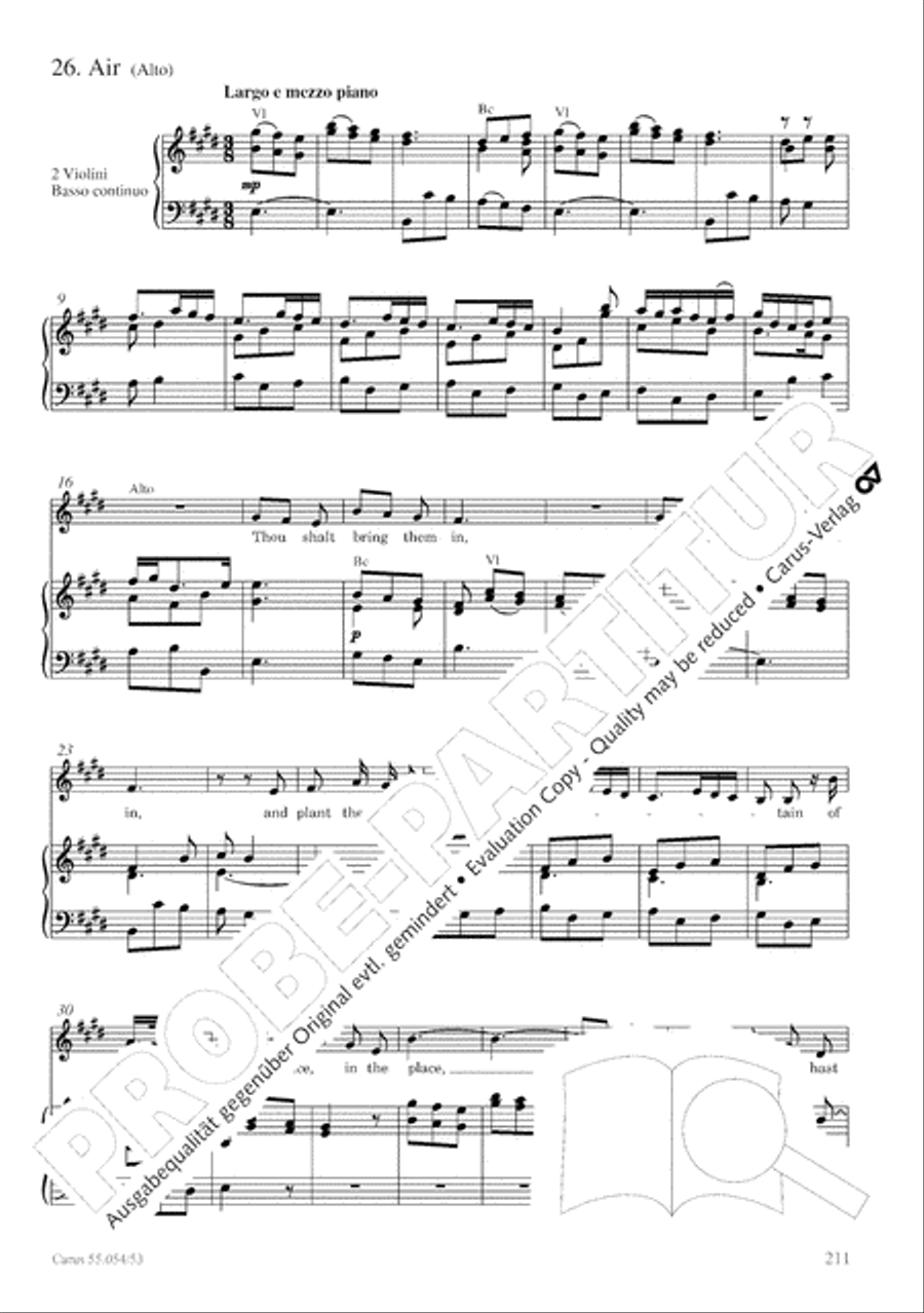 Israel in Egypt - Part I-III 4-Part scores gallery preview page 219