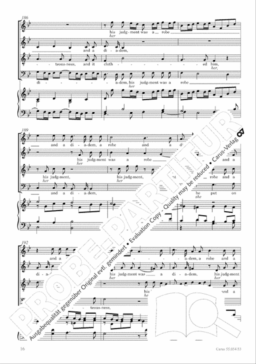 Israel in Egypt - Part I-III 4-Part scores gallery preview page 24