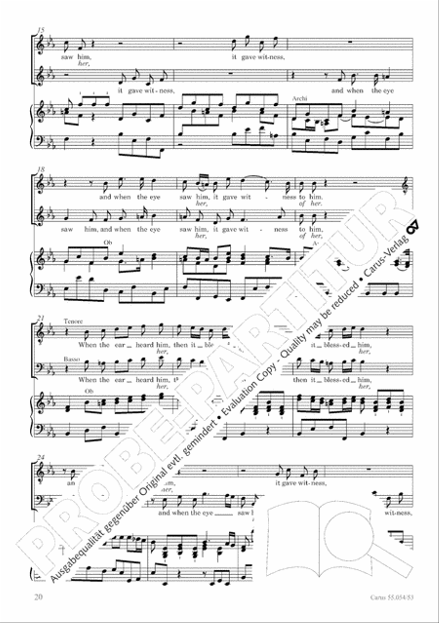 Israel in Egypt - Part I-III 4-Part scores gallery preview page 28