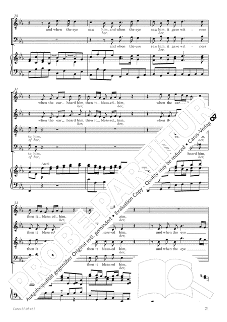 Israel in Egypt - Part I-III 4-Part scores gallery preview page 29
