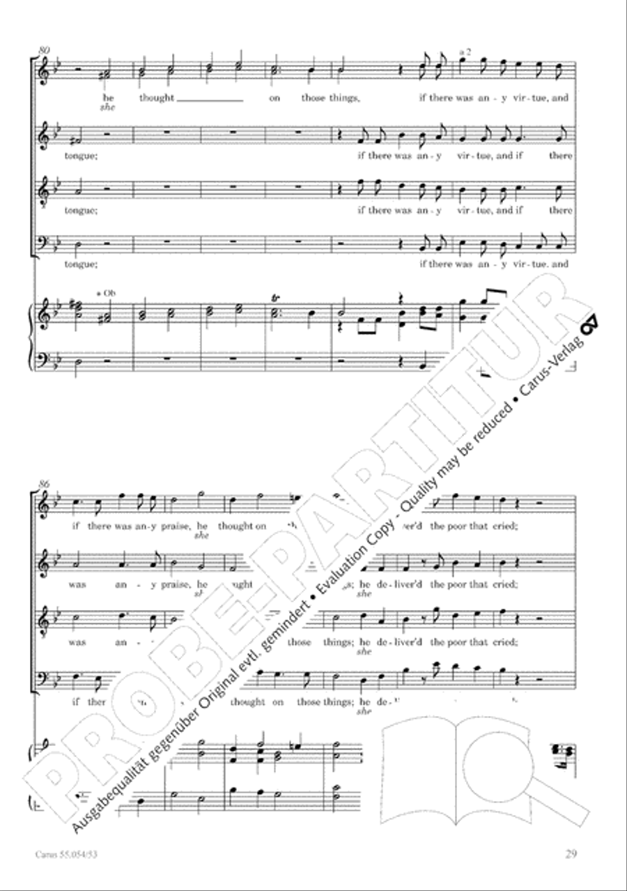Israel in Egypt - Part I-III 4-Part scores gallery preview page 37