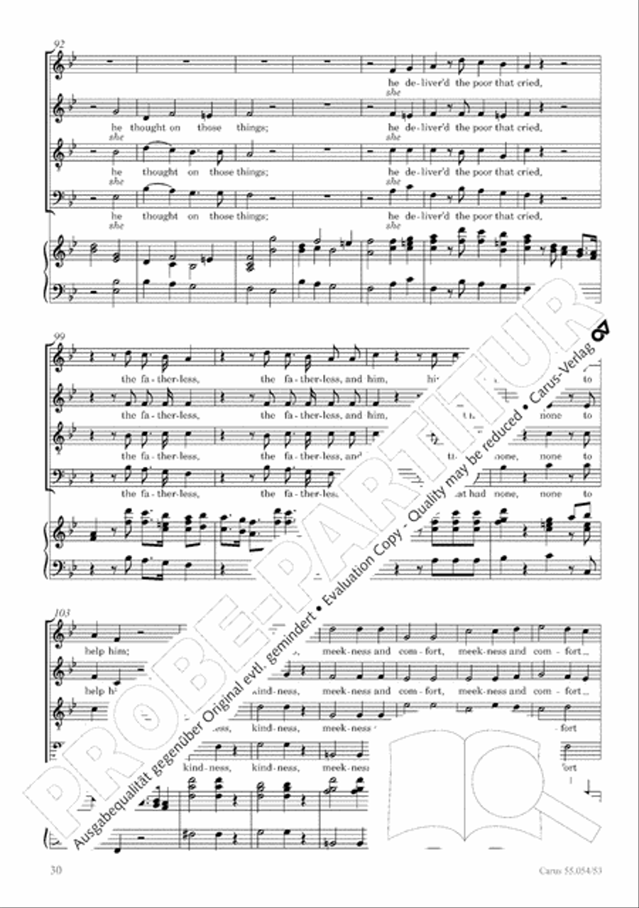 Israel in Egypt - Part I-III 4-Part scores gallery preview page 38