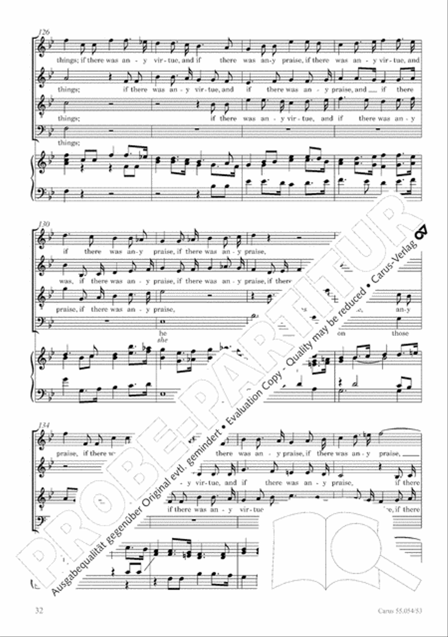 Israel in Egypt - Part I-III 4-Part scores gallery preview page 40