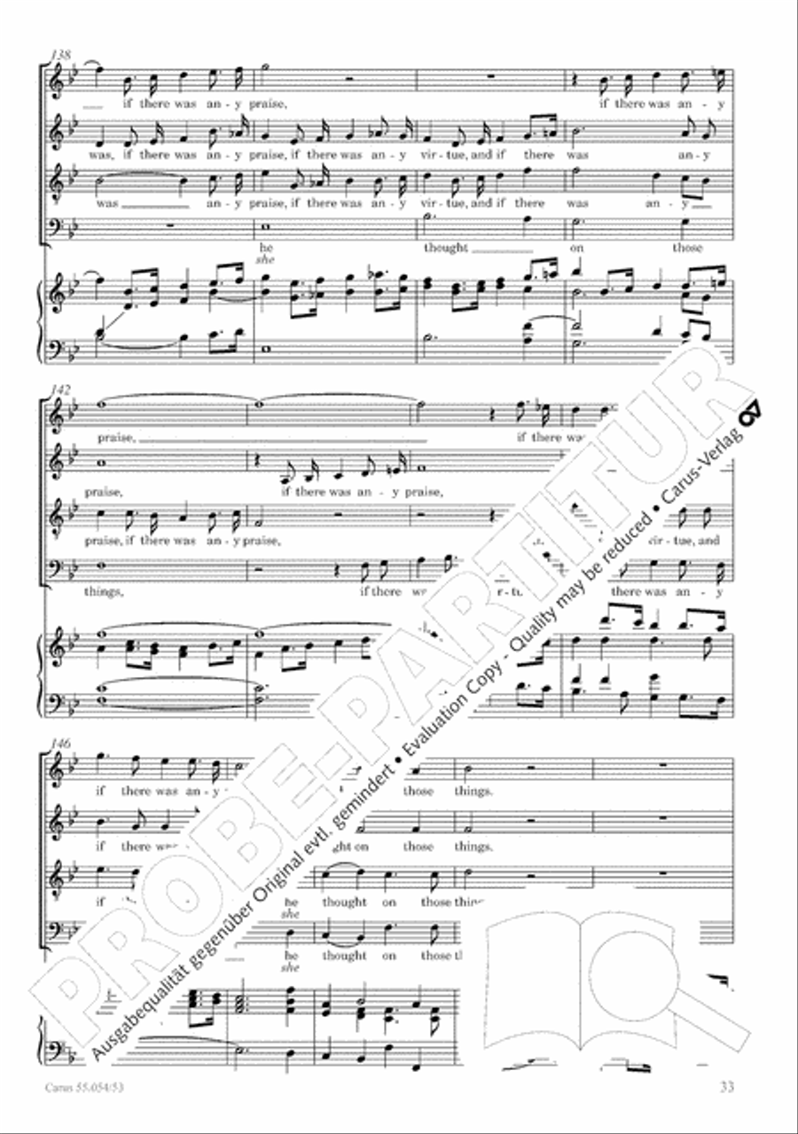 Israel in Egypt - Part I-III 4-Part scores gallery preview page 41