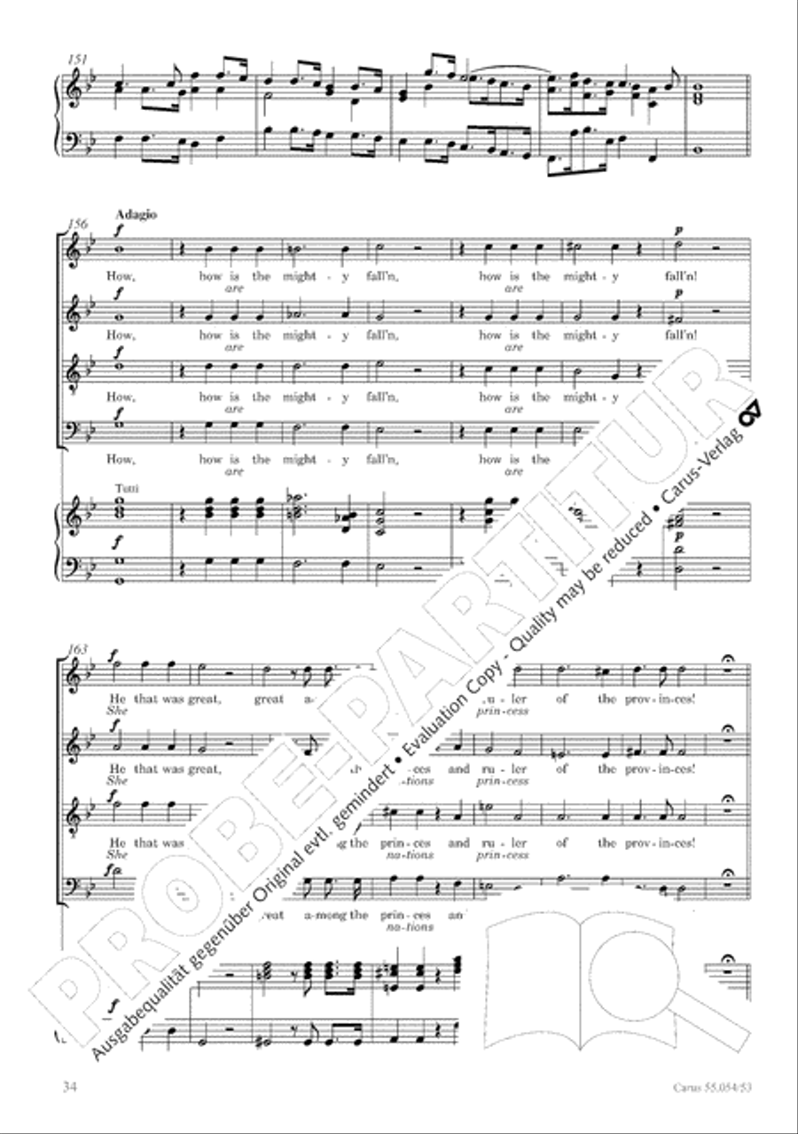 Israel in Egypt - Part I-III 4-Part scores gallery preview page 42