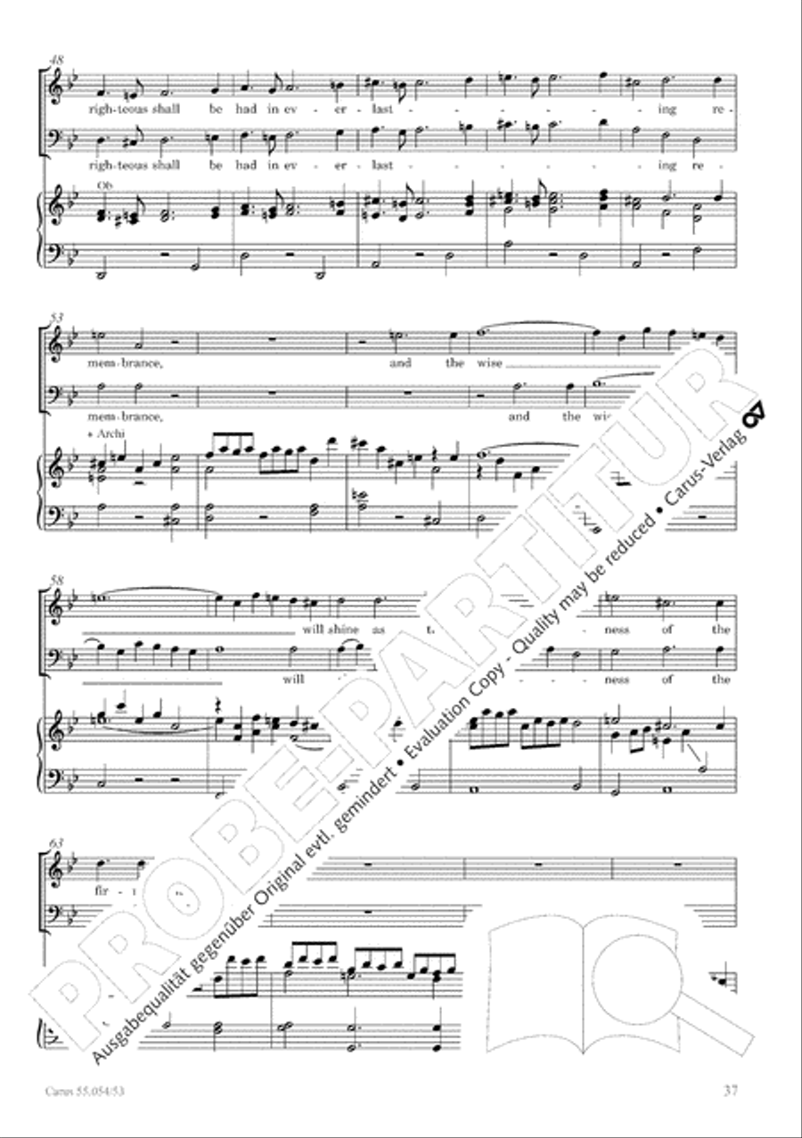 Israel in Egypt - Part I-III 4-Part scores gallery preview page 45