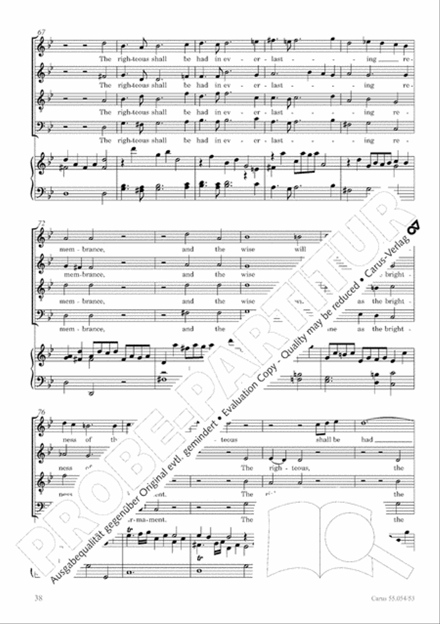 Israel in Egypt - Part I-III 4-Part scores gallery preview page 46