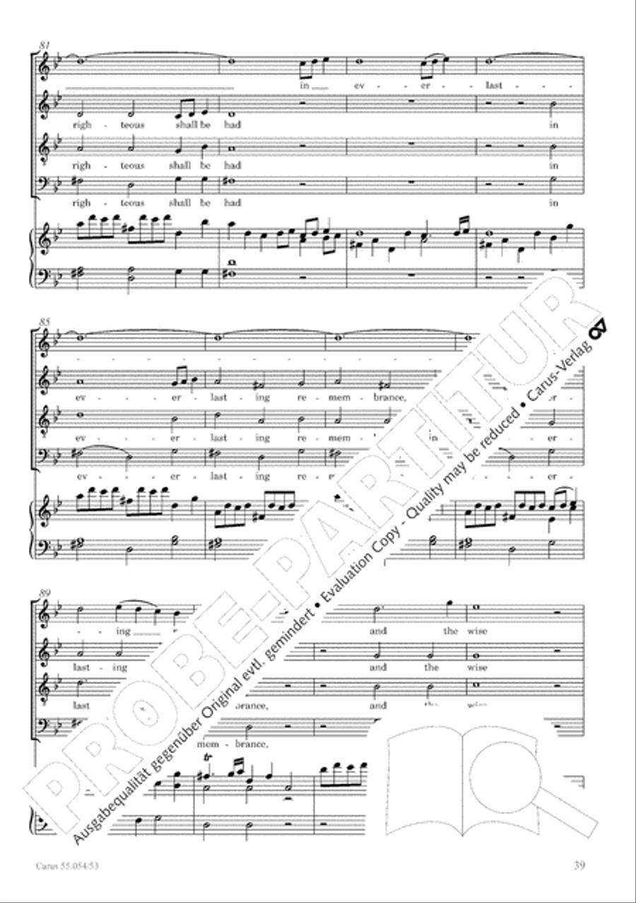 Israel in Egypt - Part I-III 4-Part scores gallery preview page 47