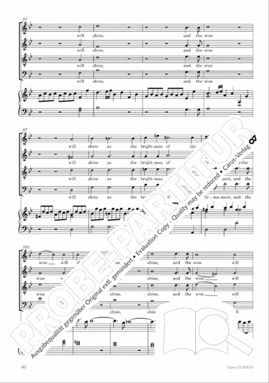 Israel in Egypt - Part I-III 4-Part scores gallery preview page 48