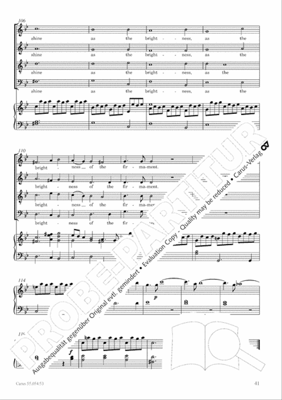 Israel in Egypt - Part I-III 4-Part scores gallery preview page 49