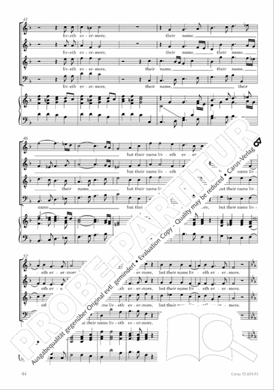 Israel in Egypt - Part I-III 4-Part scores gallery preview page 52