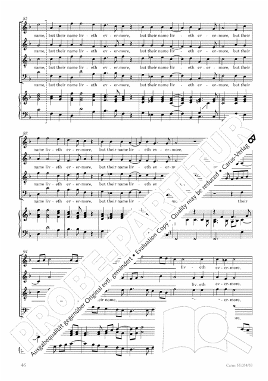 Israel in Egypt - Part I-III 4-Part scores gallery preview page 54