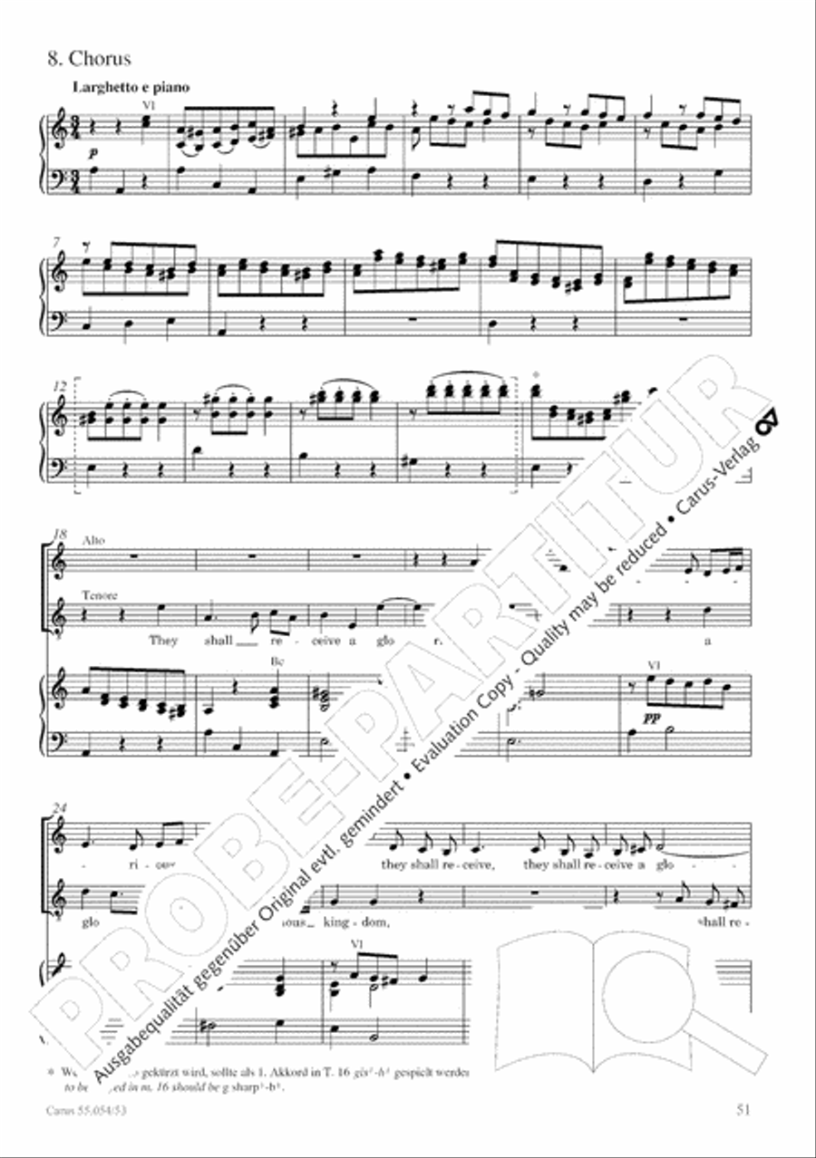 Israel in Egypt - Part I-III 4-Part scores gallery preview page 59