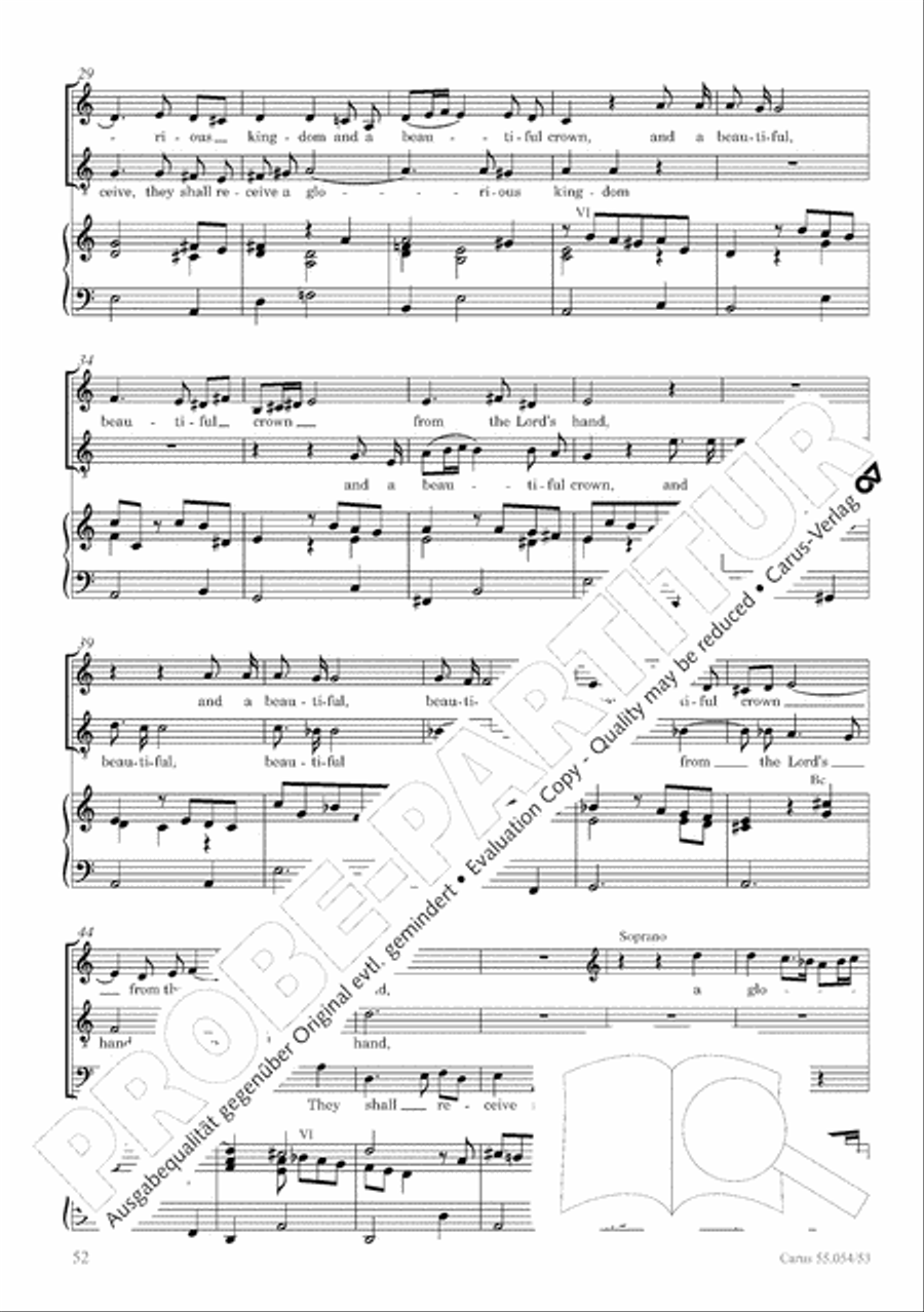 Israel in Egypt - Part I-III 4-Part scores gallery preview page 60
