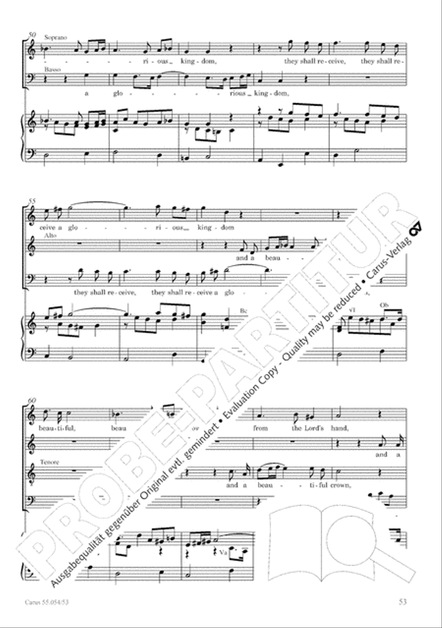 Israel in Egypt - Part I-III 4-Part scores gallery preview page 61