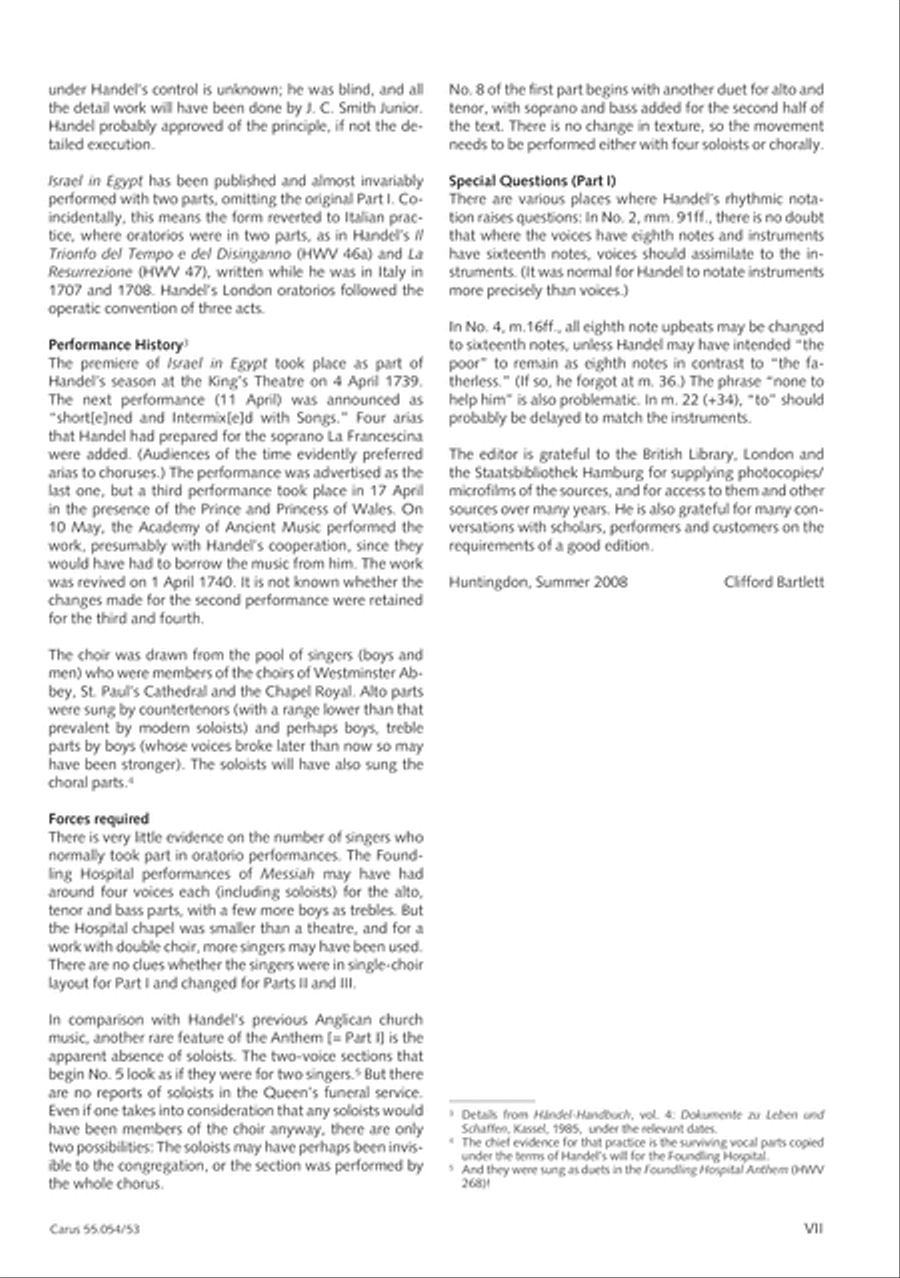 Israel in Egypt - Part I-III 4-Part scores gallery preview page 8
